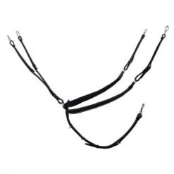 Schockemohle Pro Jump Plus Breastplate -Fournitures Équestres 1120 00022 ProJumpPlus blacksilver 600x600SMALLL