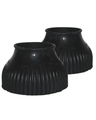 Sprenger Ribbed Bell Boots - Black 2 Sprenger Ribbed Bell Boots - Black – Image 2