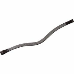 Collegiate Curved Silver Chain Browband