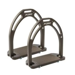Acavallo Jin Aluminium Stirrups - Titanium