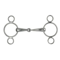 Shires Hollow Mouth Two Ring Gag