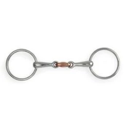 Shires Loose Ring Copper Lozenge Snaffle