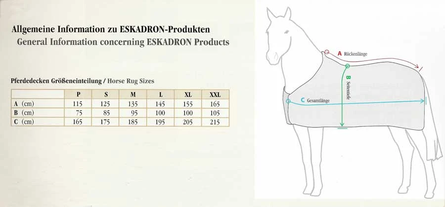Eskadron Fleece Sweat Rug (Publicity Bib) 3 Eskadron Fleece Sweat Rug (Publicity Bib) – Image 3