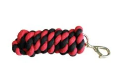Equisential Walsall Lead Rope -Fournitures Équestres redblack